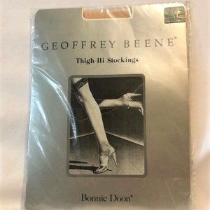 Vintage Geoffrey Beene Thigh-Hi Stockings